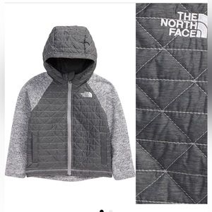 The North Face quilted sweater fleece toddler jacket 2T